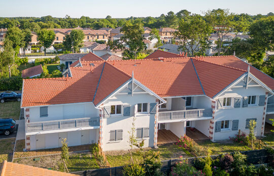 Résidence neuve avec terrasses et balcons à Andernos les Bains en Gironde