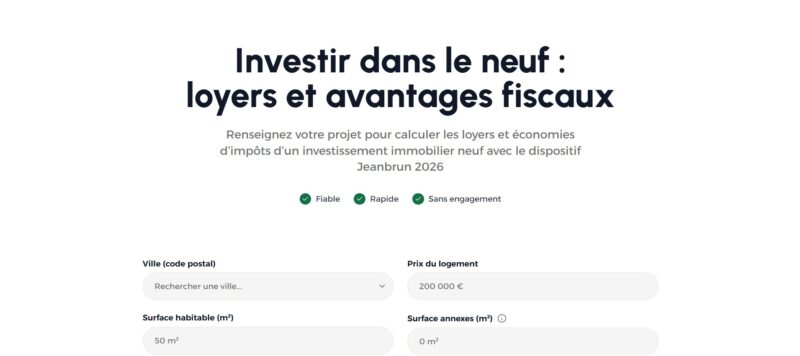 Simulateur Jeanbrun 2026